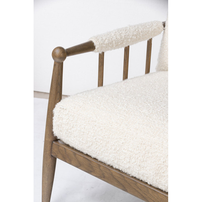 Warren Chair, Beige Boucle