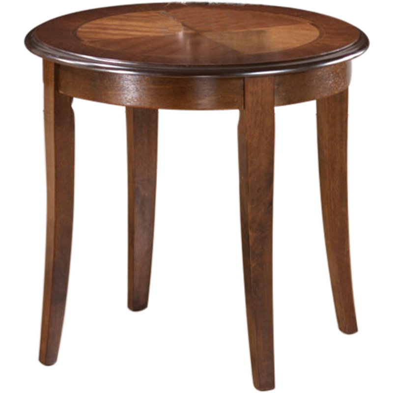 Kaj End Table, Dark Walnut