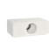 Void Coffee Table, White Stone