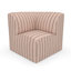 Ensemble de canapé modulaire rembourré avec repose-pieds et coussins Sunbrella 5 pièces Praia-125469626