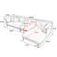 Canapé modulaire 3 pièces rembourré-631676224-631676226