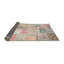 Tapis patchwork gris / rose / beige-1409129330