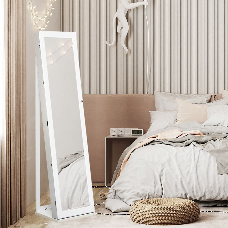 Audrianna Jewelry Armoire, White
