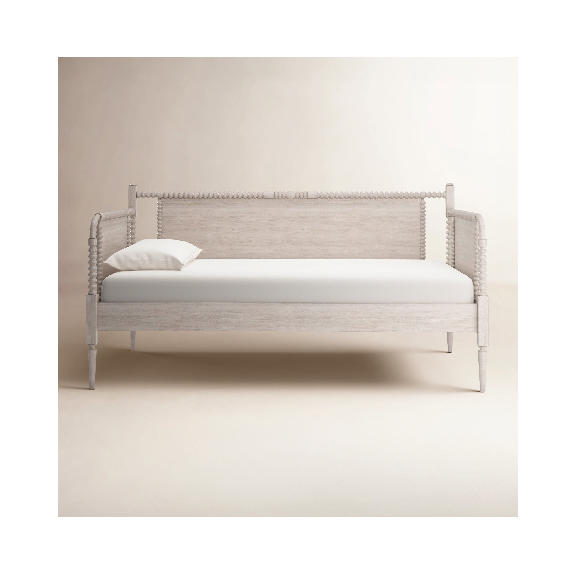 Delaria Turned Leg Daybed - Twin, Antique White