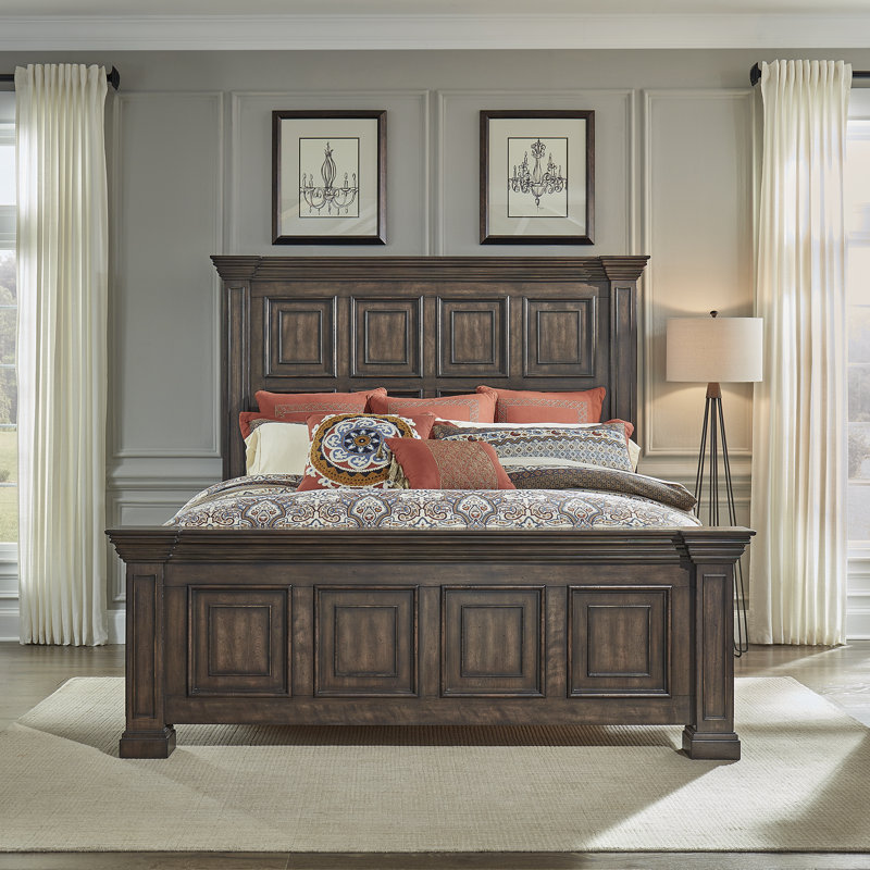 Temple Cloud Temple Cloud Standard Panel Bed, Queen, Brown