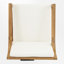 Ensemble repas pour 6 personnes en bois avec table rectangulaire, coussins inclus-1292364393