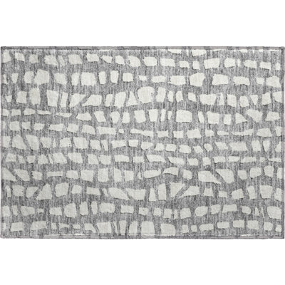 Premium Machine Washable Prisco Gray Rug