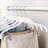 Simplify 6 Pack Velvet Hangers with Clips in Black-108822859