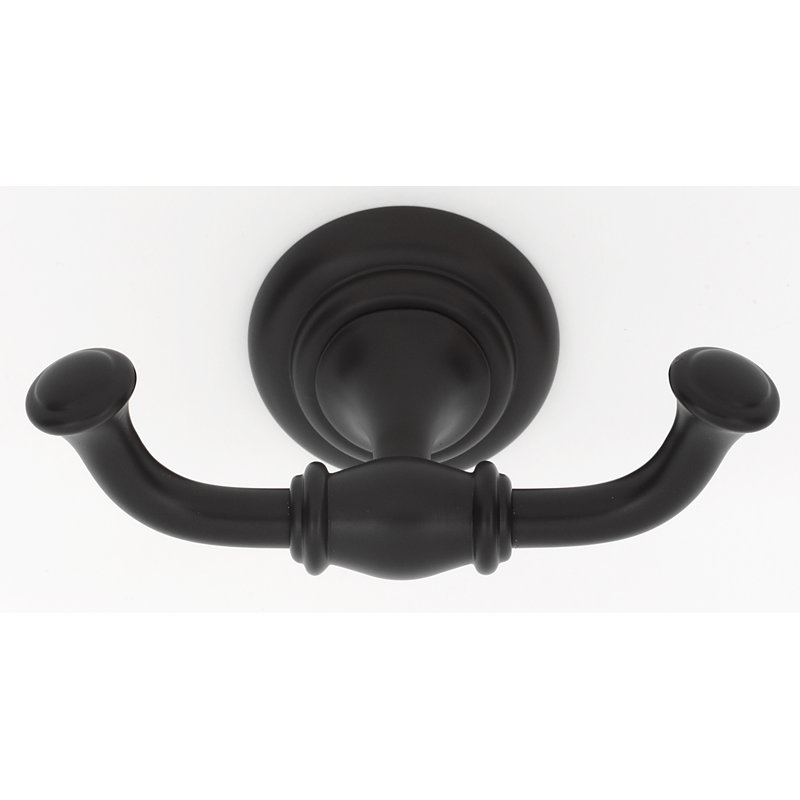 Charlie Double Robe Hook, Bronze