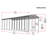 Galvanized Steel Rv Carport, 14X47X14-48451749
