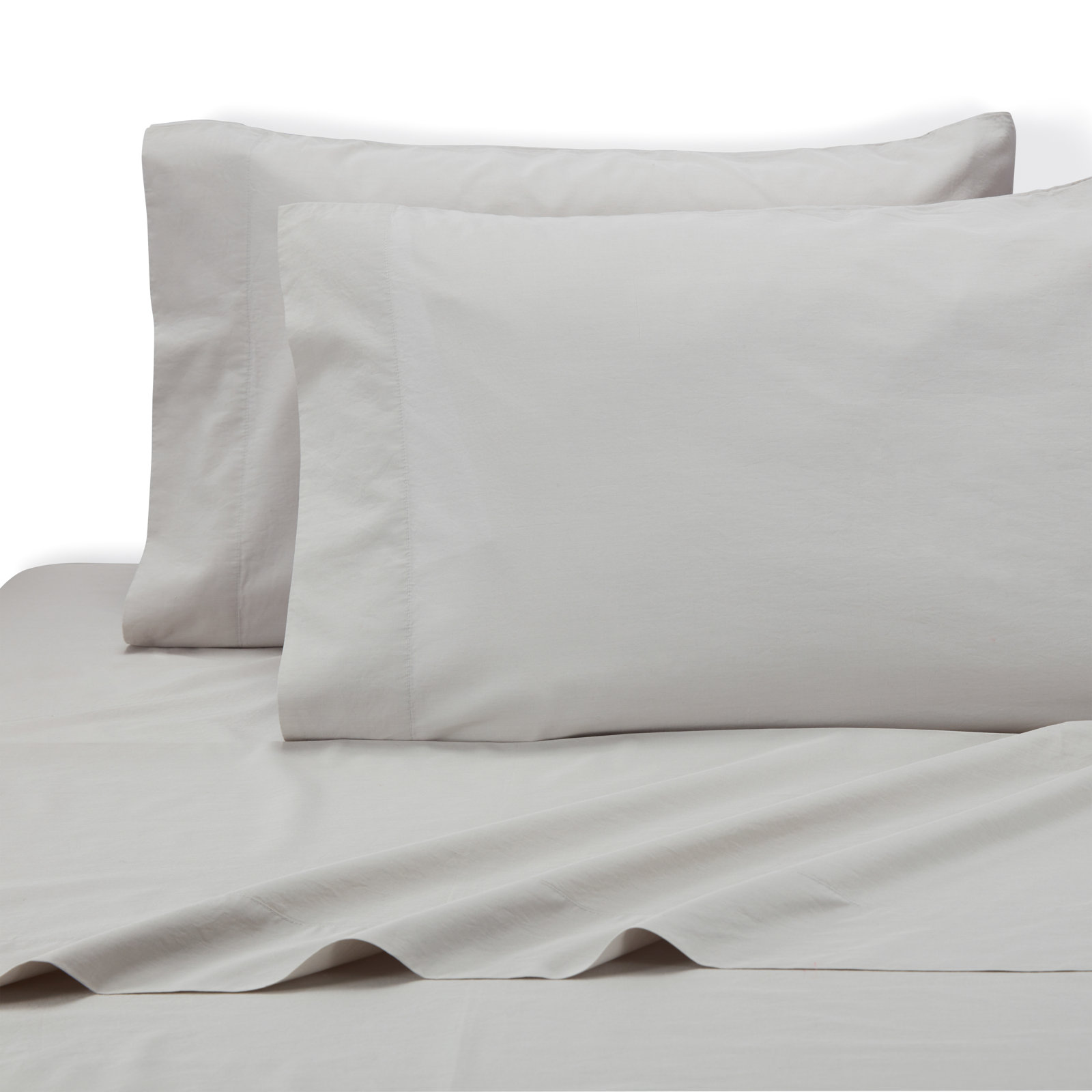 Ludlow Tencel Cotton Pillowcase , Dolphin Gray, Standard/Twin