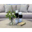 Organic Modern Snowball Viburnum Floral Arrangement