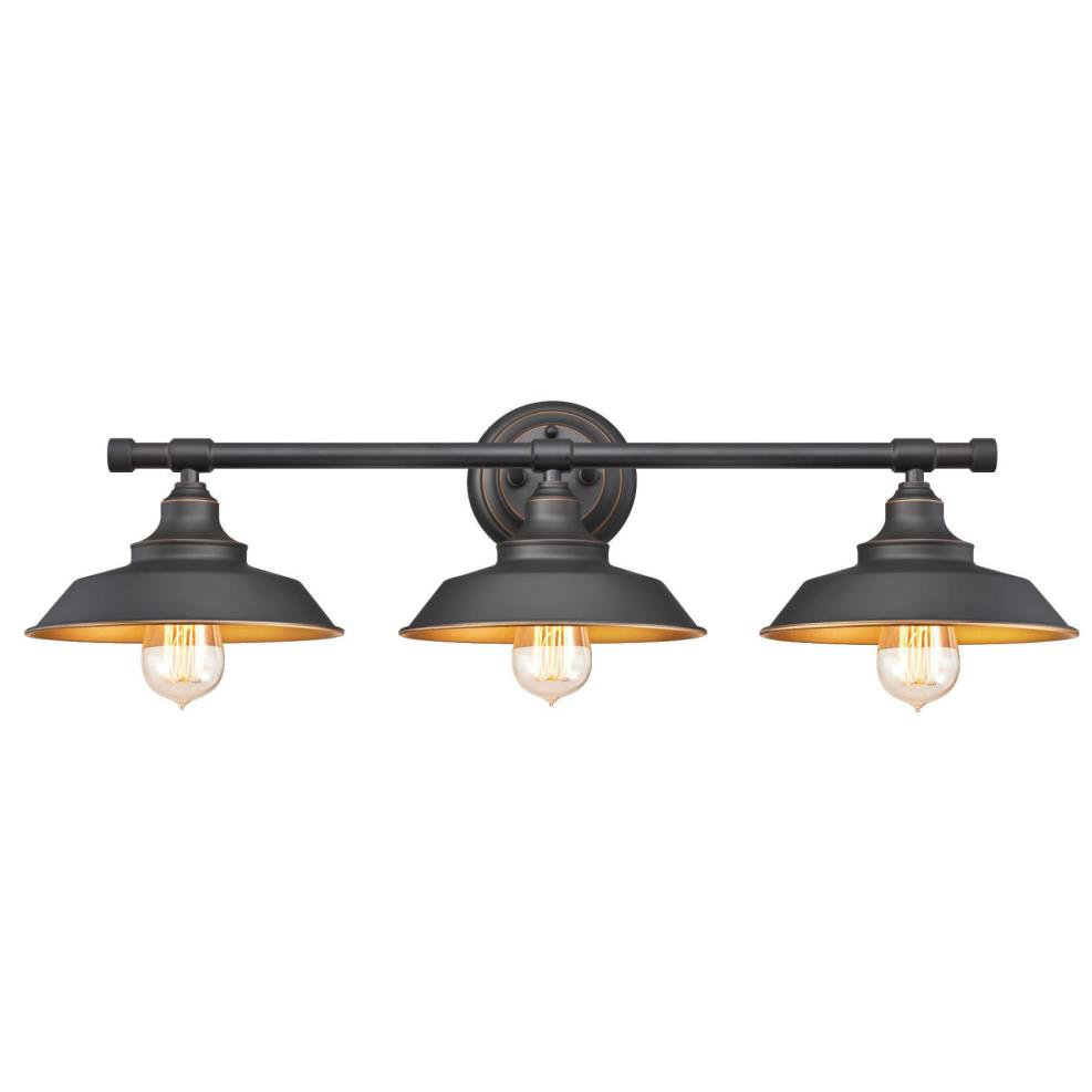 Iron Hill 3-Light Dimmable Vanity Light Westinghouse Lighting