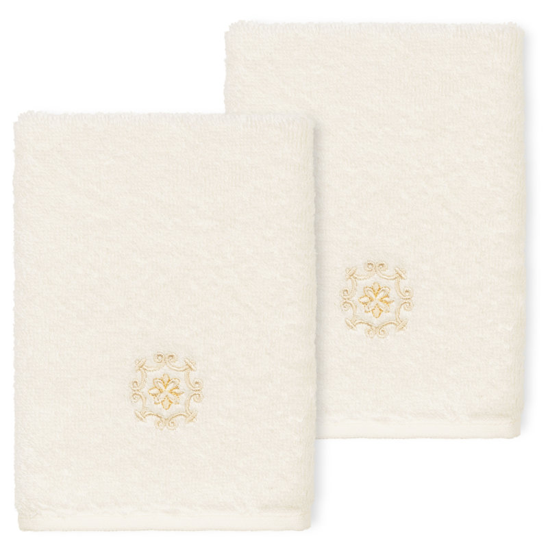 ALYSSA Turkish Cotton Washcloth, Cream