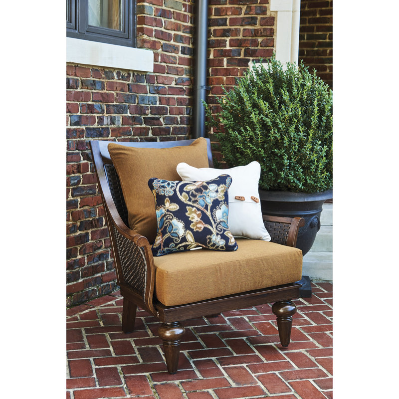 Somerby Outdoor Lounge Chair, Canvas Teak