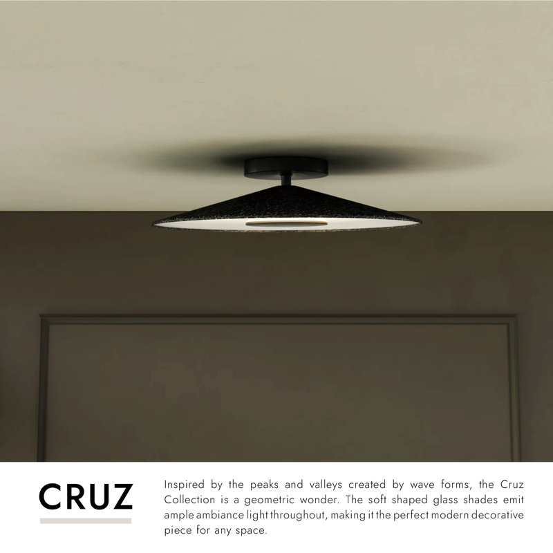 Cruz 1 - Light LED Wallchiere, Black/White, Black/White