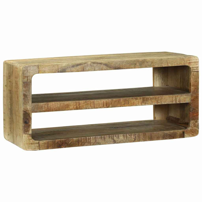 Unfinished TV Stand, Brown, 36cm H x 80cm L x 32cm W