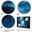 Planet Neptune Deep Blue I - Neptune Canvas Wall Art-1811659346-1811659332