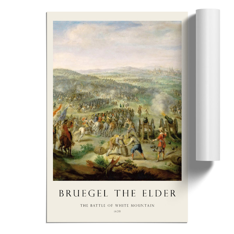 Flemish Proverbs by Pieter Bruegel The Elder - No Frame Painting, 42cm H x 30cm W x 0.1cm D