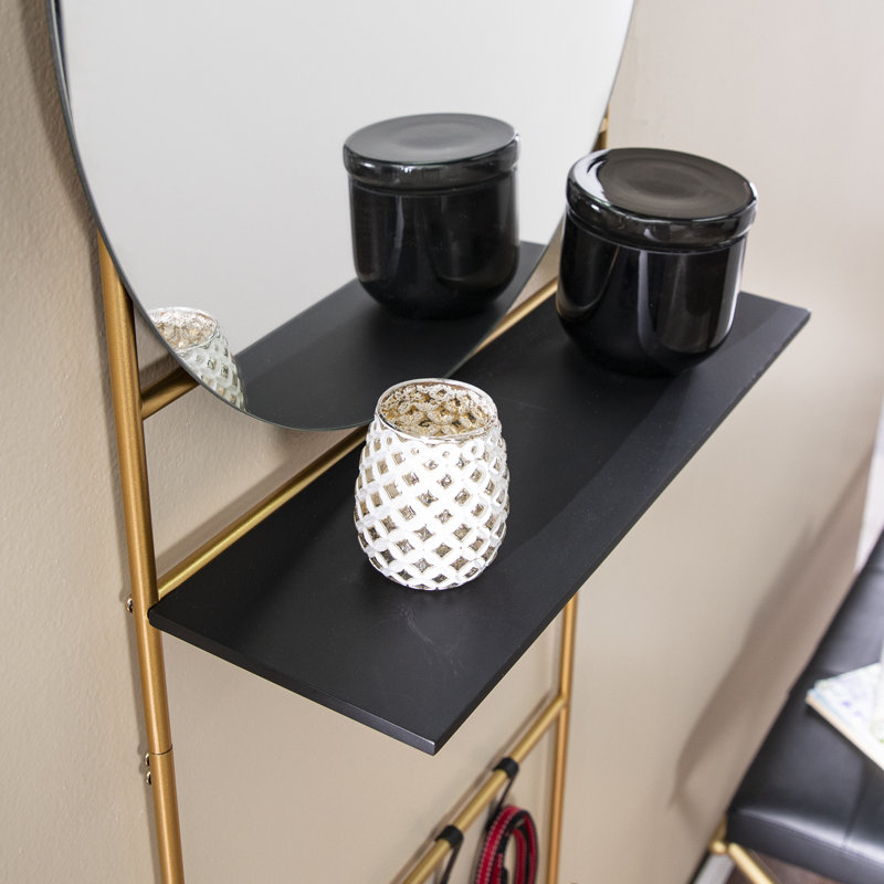 Medhurst Metal Wall Organizer with Key Hooks