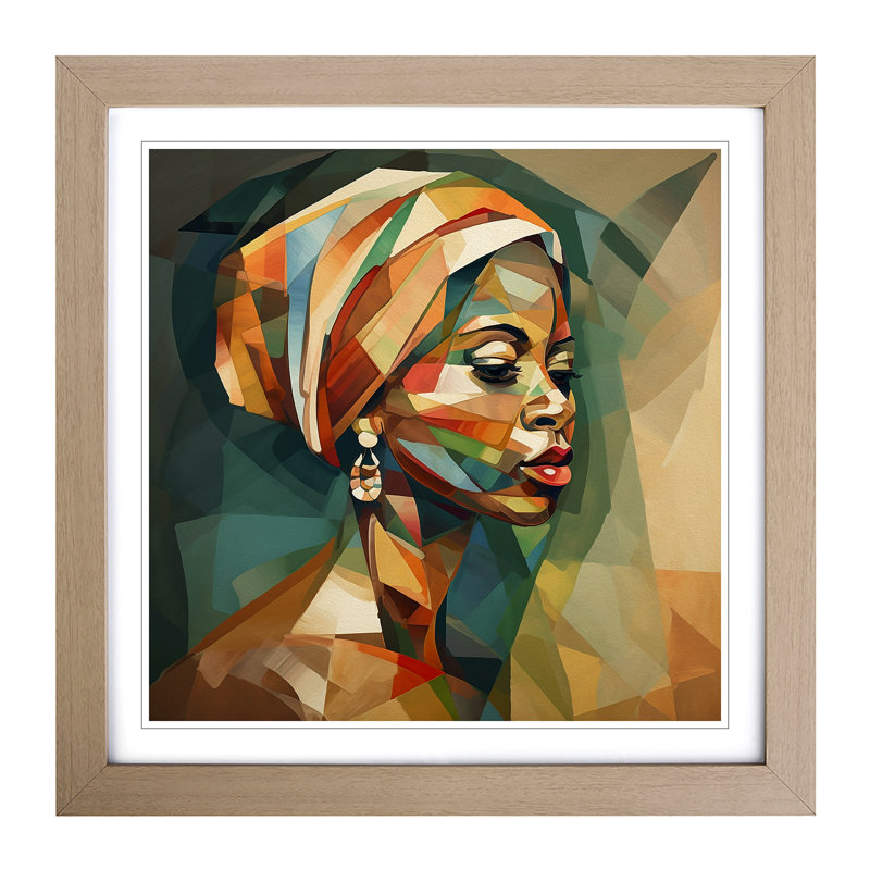 Single Picture Frame Print on Wood, Oak