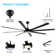 Osaze Ceiling Fan with LED Lights