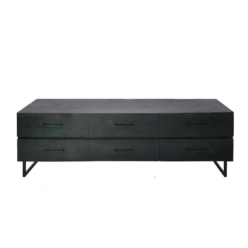 Commode 6 tiroirs l 86,6 po