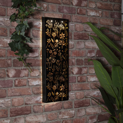 Metal Plants & Flowers Wall Decor