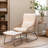 Allexis Wicker Outdoor Lounge Chair with Ottoman-1500486663