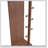 Full-body mirror, solid wood + rubber wood + glass, 19.6*68.8in(mirror width:15.7in) Large mirror for viewing the whole body, easy to dress and tidy up and place in the bedroom/living room (Walnut)-505026686