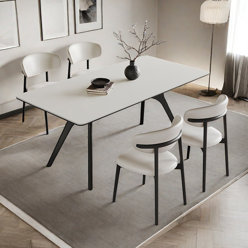 Ensemble de table à manger rectangulaire French French, H 29,5 po x L 55,1 po x l 31,5 po