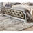 Silver Finish Glam Queen Size Bed Button-Tufted Upholstered Wooden Bedroom Furniture 1pc