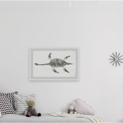 Exley Elasmosaurus Skeleton - Single Picture Frame Painting