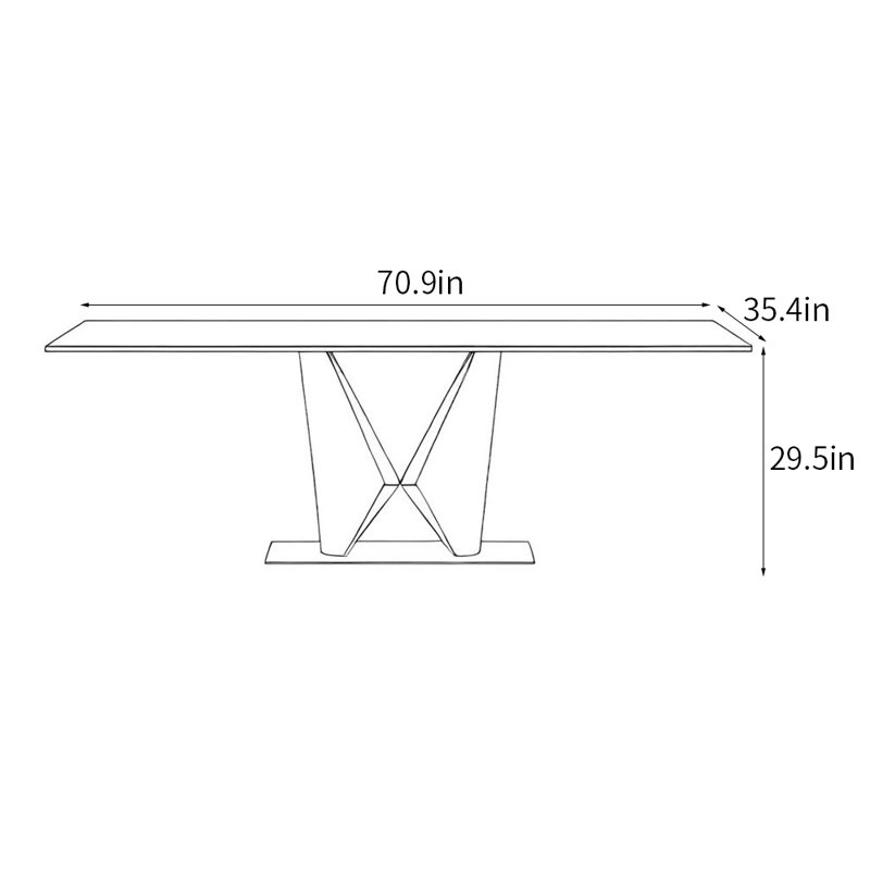 Laylie, 29.5"H x 70.9"L x 35.4"W