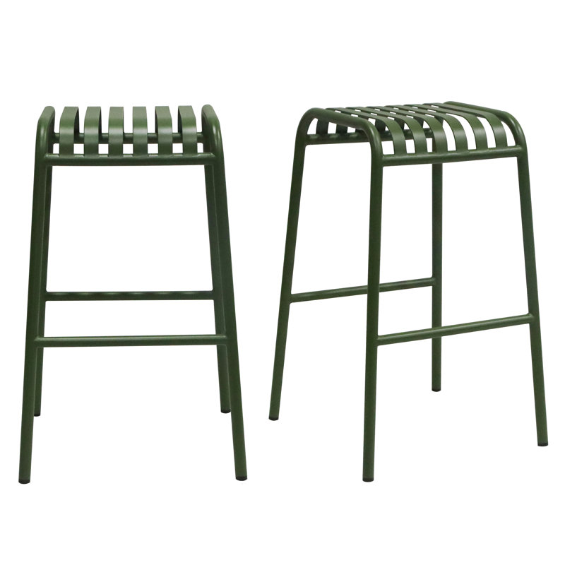 Tabouret de bar 15 po Abra, Vert foncé