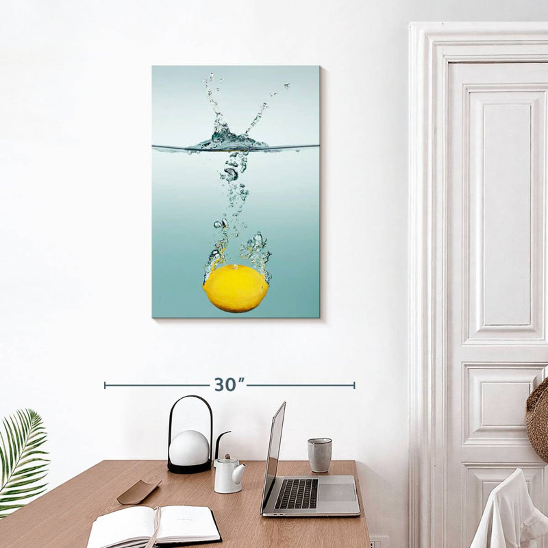 Yarlin Lemon Splash, 30" H x 20" W