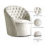 Fauteuil demi-tonneau pivotant en velours Alessio-551895581