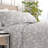Home Rose Gray Pattern Microfiber Sheet Set-958986261