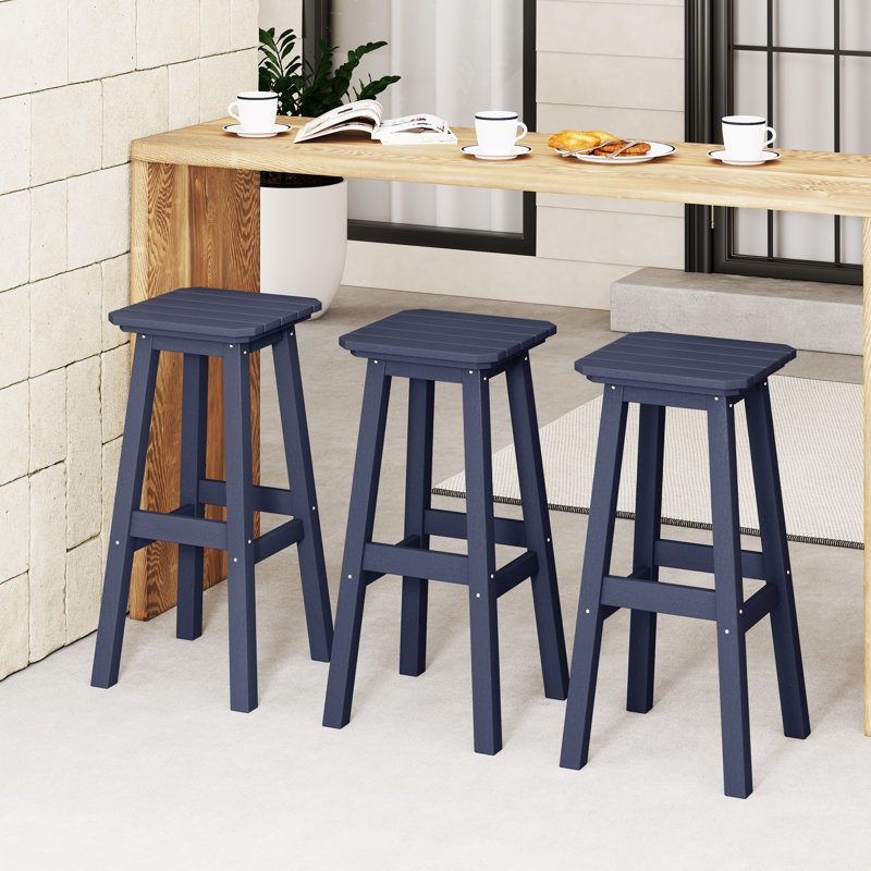 Tabouret de bar 29 po Laguna, Bleu marine