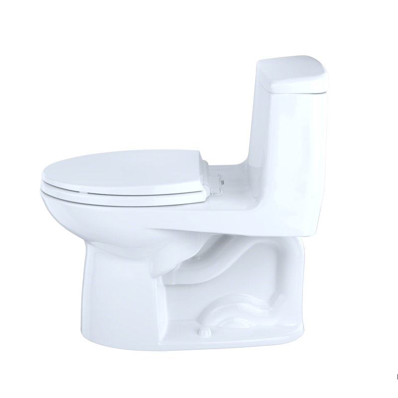 UltraMax® 1.6 GPF Elongated One-Piece Toilet (Seat Included), Cotton, Left-Hand