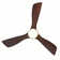 42.5" 3 - Blade Dimmable LED Light Standard Ceiling Fan with Remote Control and Light Kit Included