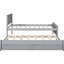 Lit plateforme simple avec lit gigogne et tiroirs gris-883284485