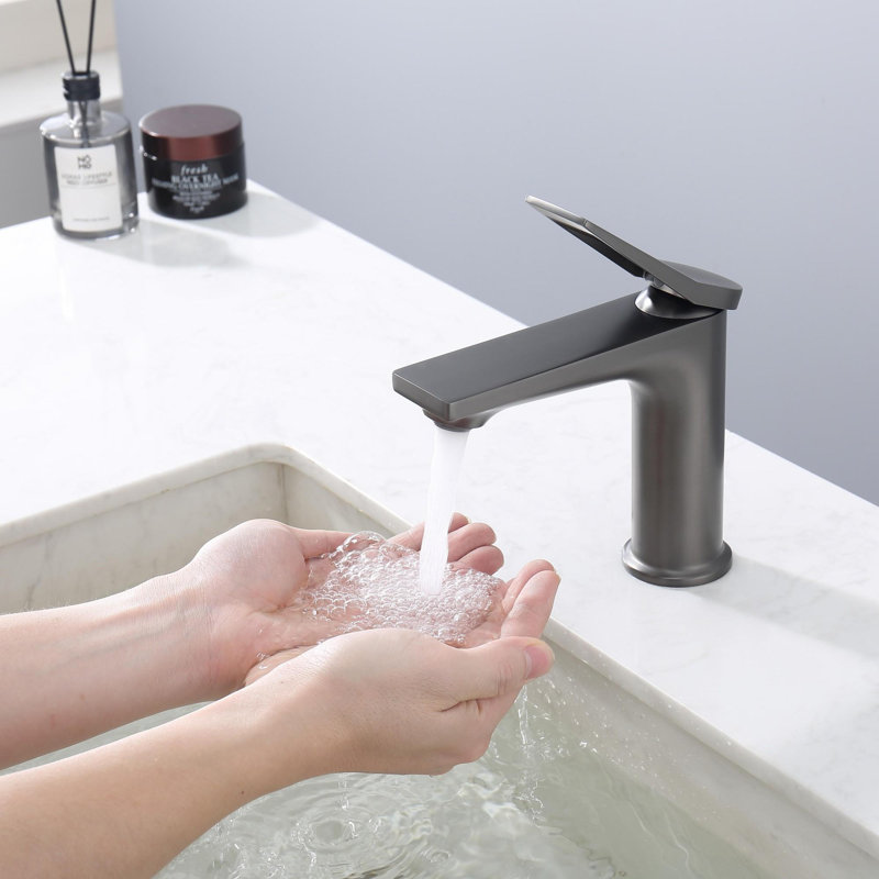 Bathroom Sink Faucet, Gun Ash