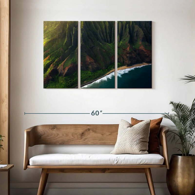 Gillard Kauai Na Pali Coast, H 28 po x l 45 po