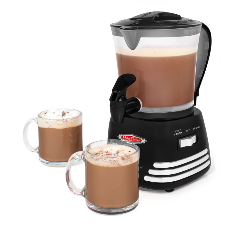 Chocolat chaud rétro Nostalgia, noir, Black