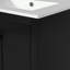Meuble-lavabo avec lavabo intégré, 2 portes et 1 tiroir-209898143