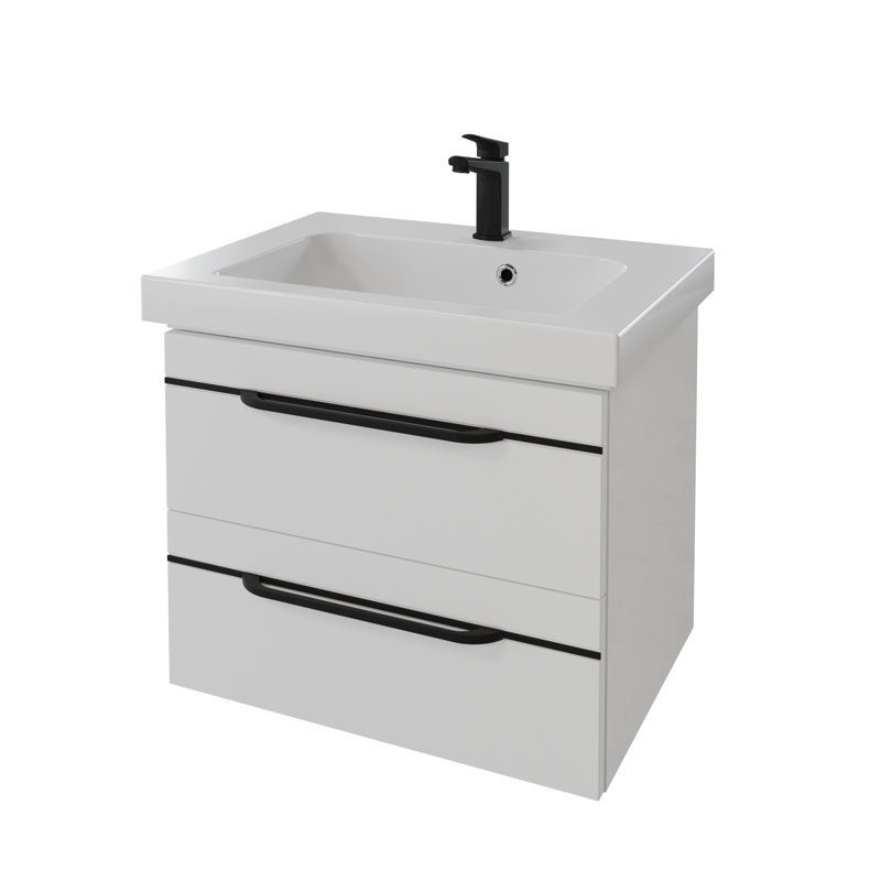 Balto Bathroom Furniture Suite, White