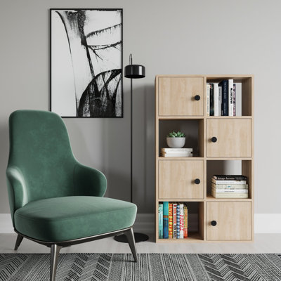 124.5cm H x 71.1cm W Cube Bookcase