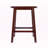 Margot Fan Shape Counter Stool in Walnut Finish, 23.62'' H X 19.55'' W X 14.29'' D