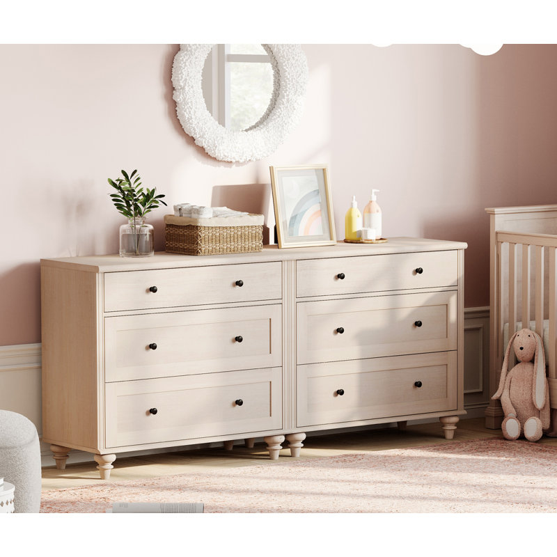 Commode de rangement Scarlett, Beige / Beige